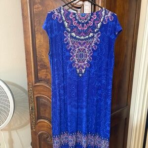 Chico blue dress Size 2 (Chicos sizes)